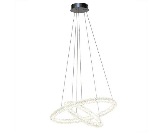 Подвесная люстра AM Group OVALE CH D600+400