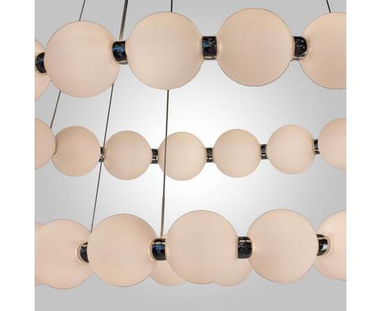 Подвесная люстра AM Group PEARL-D800+600 CH, изображение 4