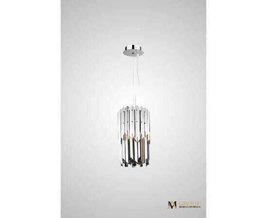 Подвесной светильник AM Group ROBERTO CAVALLI L200 CH, изображение 2