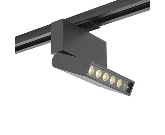 Трековый однофазный светильник AM Group AM330 12W BK 4000K