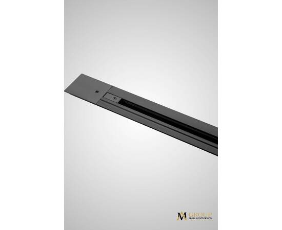 Шинопровод однофазный встраиваемый AM Group AM177V BK 2M