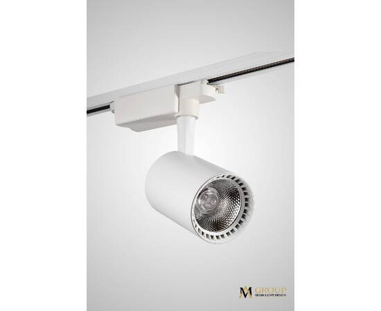 Трековый однофазный светильник AM Group AM182-WH 3000K