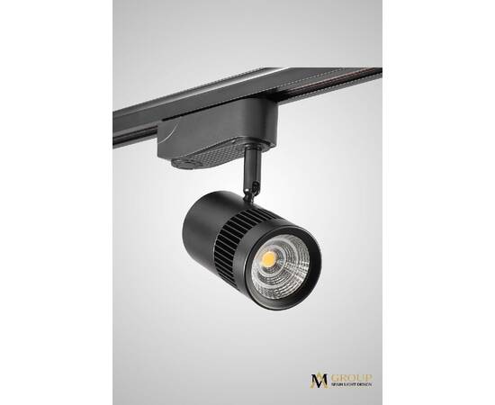 Трековый однофазный светильник AM Group AM231-10W BK 4000K