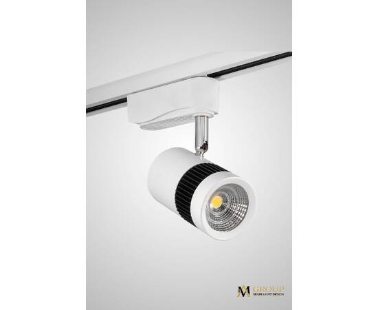 Трековый однофазный светильник AM Group AM231-10W WH 4000K