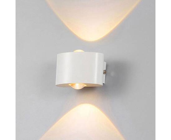 Уличный настенный светильник AM Group AM307-2X1 W WH 4000K