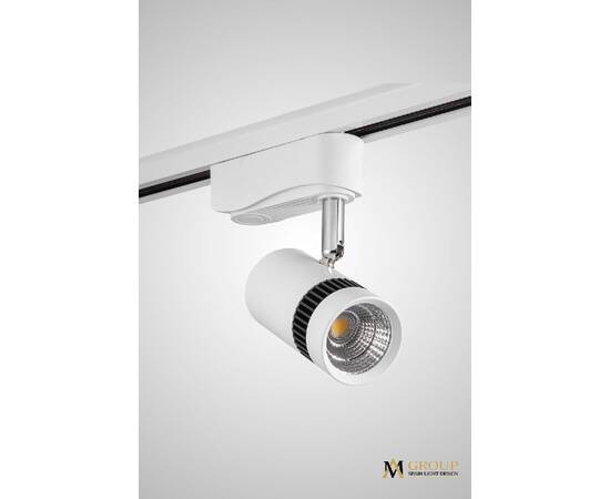 Трековый однофазный светильник AM Group AM230-7W WH 3000K