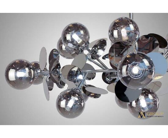 Люстра на штанге AM Group AM392 SP18 CHROM, изображение 2