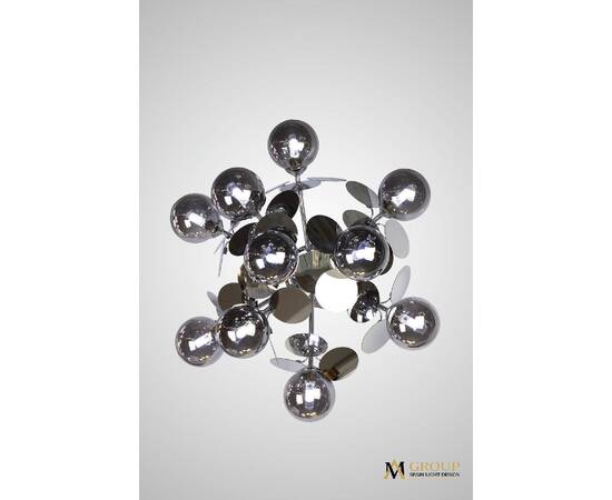 Настенно-потолочный светильник AM Group AM394 AP10 CHROM