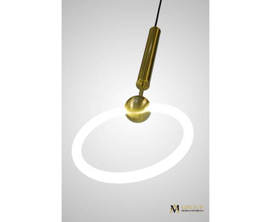 Подвесной светильник AM Group AM453 D250 GOLD, изображение 3