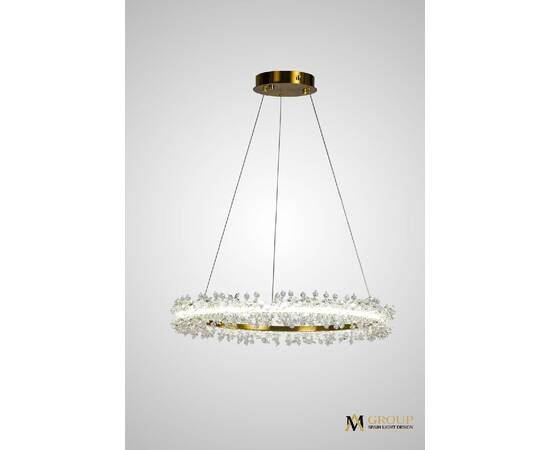 Подвесной светильник AM Group AM455 L600 POLISHED GOLD