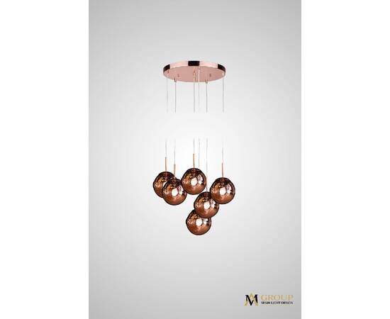 Каскадная люстра AM Group AM352-6CP