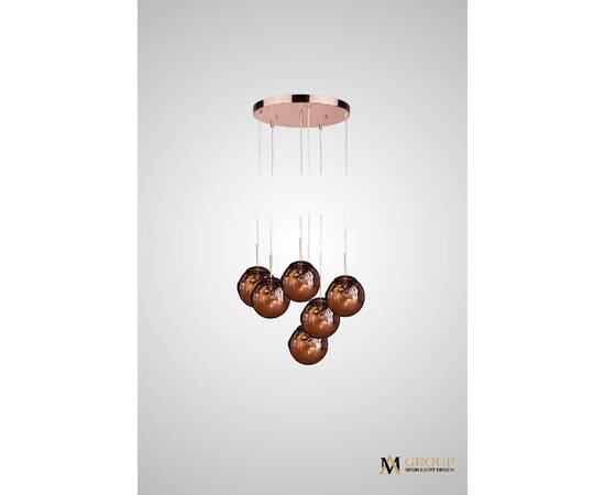 Каскадная люстра AM Group AM352-6CP, изображение 2