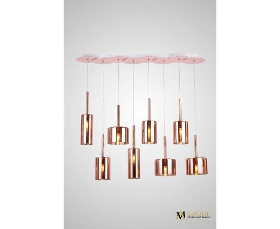 Каскадная люстра AM Group AM355-8CP
