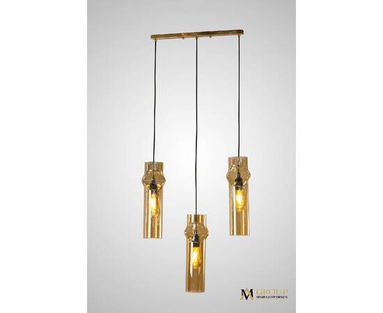 Подвесной светильник AM Group AM357-3AMBER