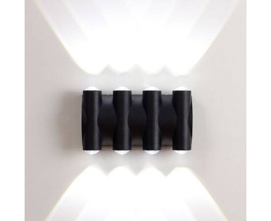 Фасадный светильник AM Group AM359-8X1W BK 4000K