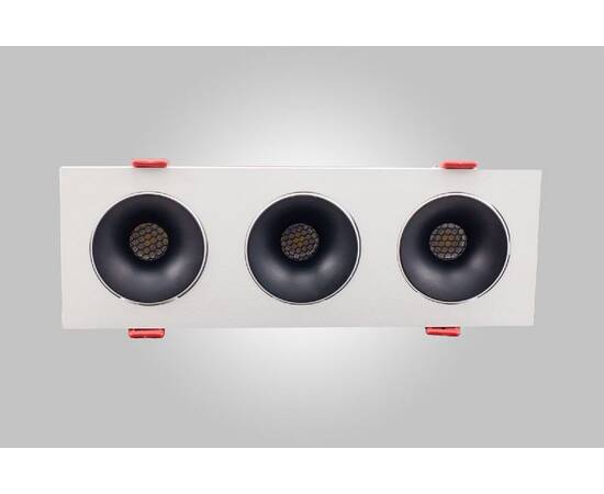 Встраиваемый светильник AM Group AM480-3 BK+WH 23,1W, изображение 2