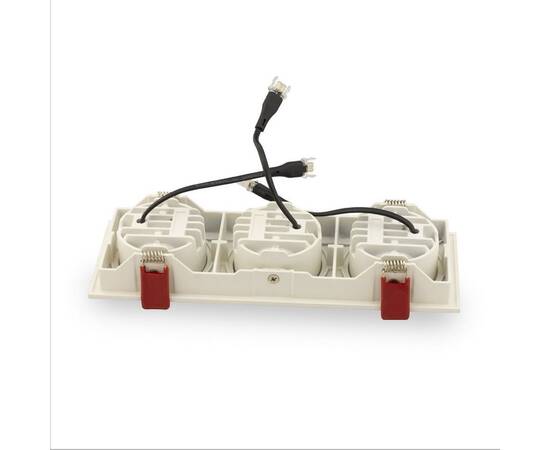 Встраиваемый светильник AM Group AM480-3 BK+WH 23,1W, изображение 4