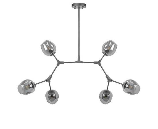 Люстра на штанге AM Group LOFT-6 BK, изображение 2