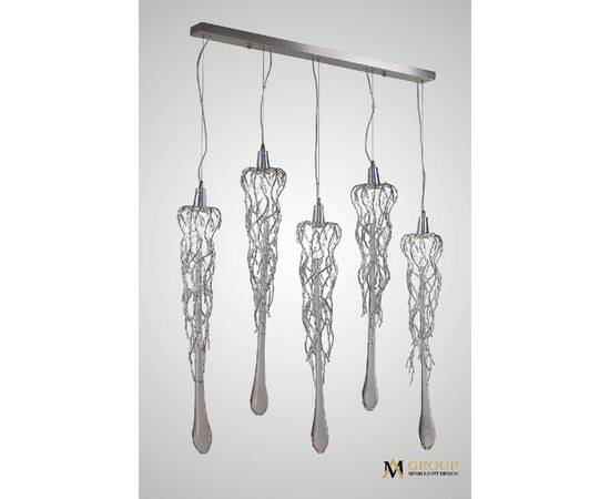 Подвесная люстра AM Group MANTECADO-5 CH