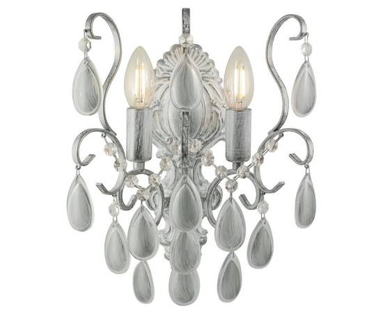 Настенный светильник AM Group MONICA AP2 SILVER