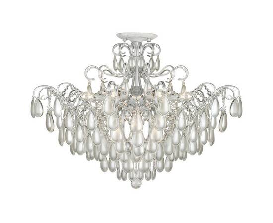 Потолочная люстра AM Group MONICA PL9 SILVER