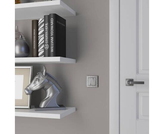 Набор клавиш Werkel Hammer для выключателя трехклавишного серебряный W1239006 4690389162671, изображение 2