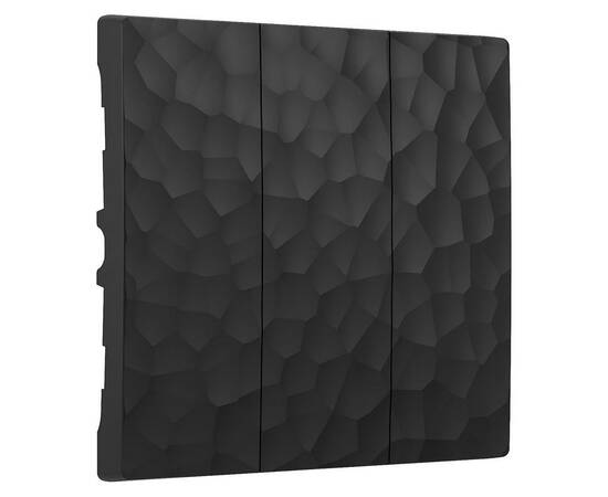 Набор клавиш Werkel Hammer для выключателя трехклавишного черный W1239008 4690389162688