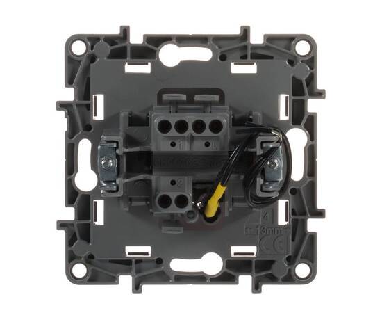 Переключатель одноклавишный Legrand Etika 10A 250V с подсветкой белый 672215, изображение 3