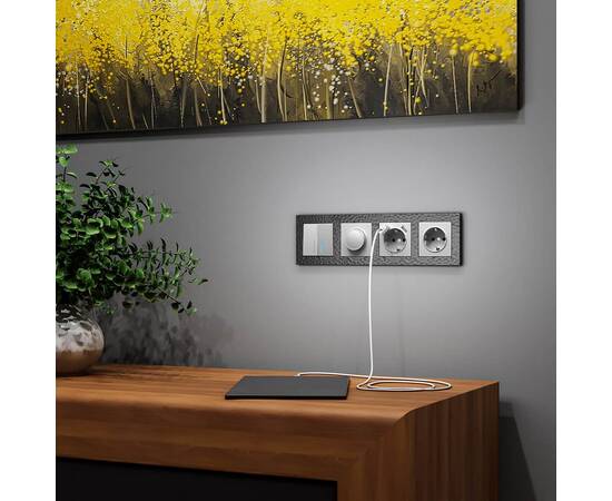 Рамка Werkel Hammer на 4 поста черный W0042408 4690389163494, изображение 4