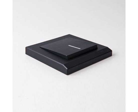 Выключатель одноклавишный с подсветкой Werkel черный матовый W1110108 4690389156656, изображение 8