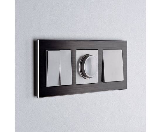 Рамка Werkel Aluminium на 3 поста черный алюминий W0031708 4690389158100, изображение 5