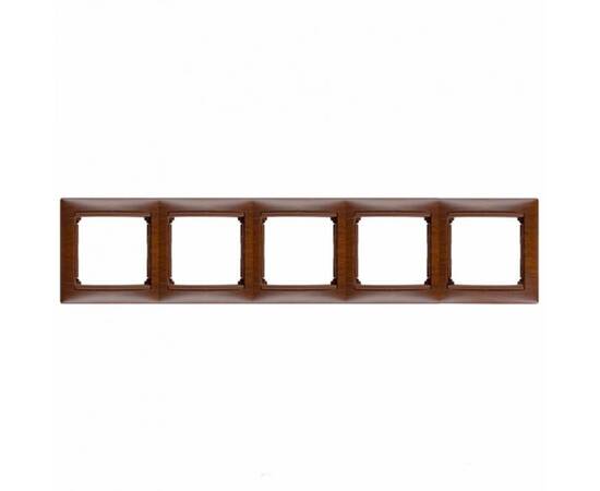 Рамка 5-постовая Legrand Valena тонированное дерево 770315