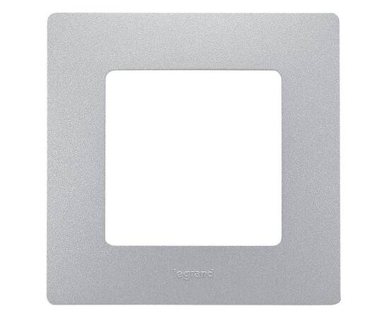 Рамка 1-постовая Legrand Etika алюминий 672551