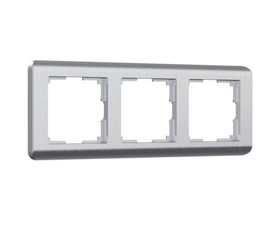 Рамка на 3 поста Werkel Stream серебряный W0032106 4690389162282