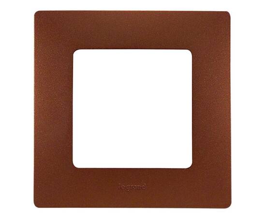 Рамка 1-постовая Legrand Etika какао 672571