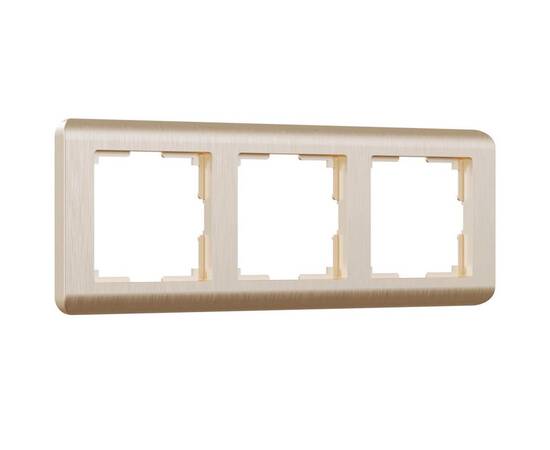 Рамка на 3 поста Werkel Stream шампань W0032111 4690389162305