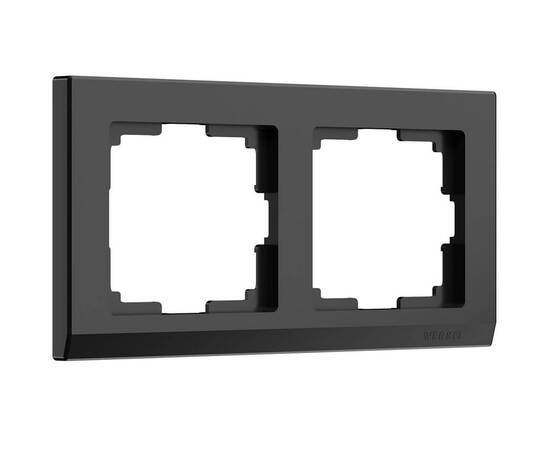 Рамка Werkel Stark на 2 поста черный W0021808 4690389161827