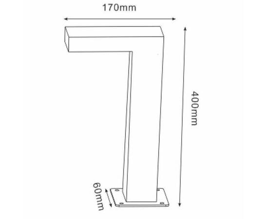 Уличный светодиодный светильник Lucide Texas 28851/40/30, изображение 2