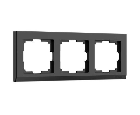 Рамка Werkel Stark на 3 поста черный W0031808 4690389161872