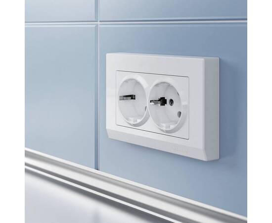 Рамка для двойной розетки Werkel Stark белый W0081801 4690389161964, изображение 2