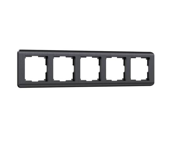 Рамка на 5 постов Werkel Stream графит W0052104 4690389162510