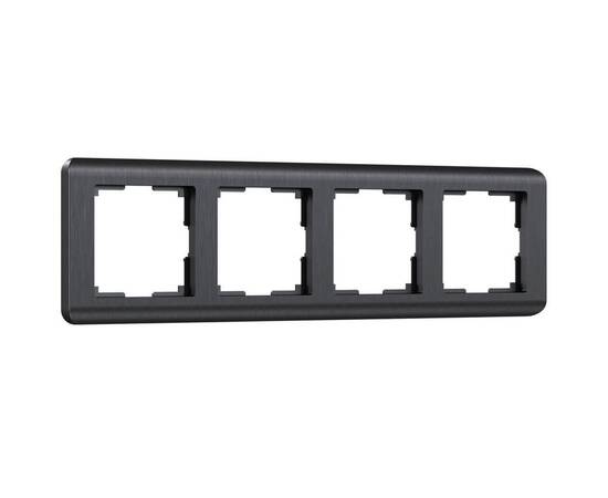 Рамка на 4 поста Werkel Stream графит W0042104 4690389162350
