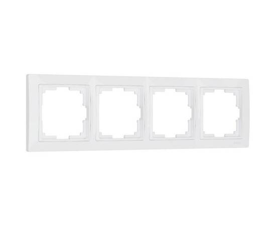 Рамка на 4 поста Werkel Snabb basic белый W0042001 4690389161414