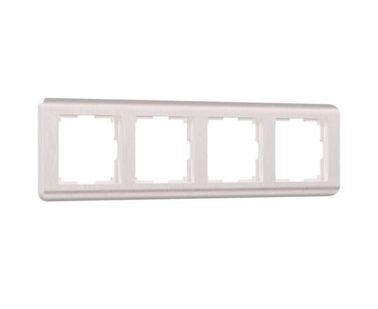 Рамка на 4 поста Werkel Stream перламутровый W0042113 4690389162503