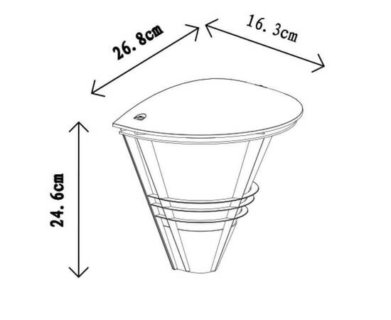 Уличный настенный светильник Lucide Livia 11812/01/30, изображение 2