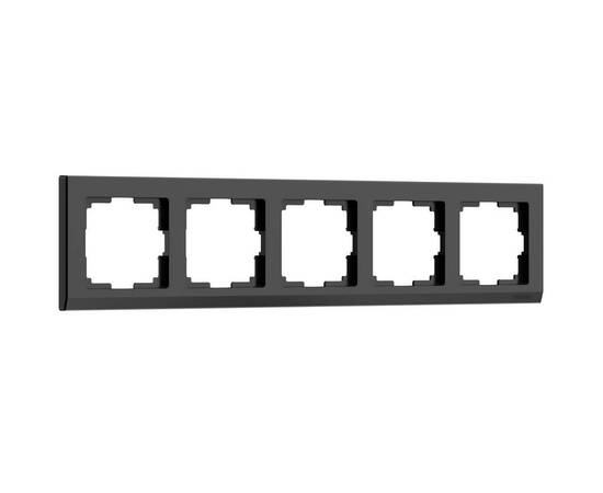 Рамка на 5 постов Werkel Stark черный W0051808 4690389161957