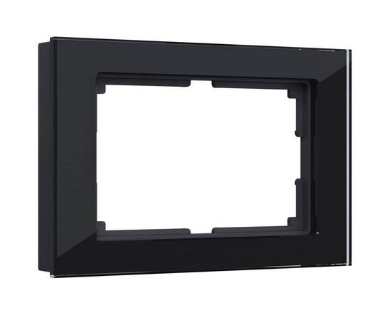 Рамка для двойной розетки Werkel Favorit черный W0081108 4690389160226