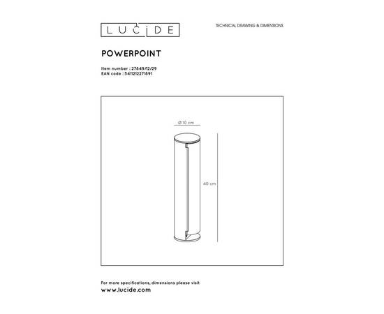 Энергетическая стойка Lucide Powerpoint 27849/12/29, изображение 2