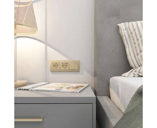 Рамка Werkel Aluminium на 3 поста шампань алюминий W0031711 4690389158155, изображение 2