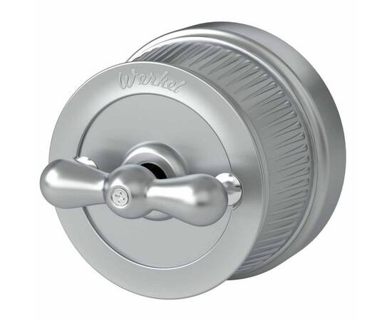 Выключатель Werkel на 4 положения двухклавишный Retro матовый хром WL19-01-05 4690389143427